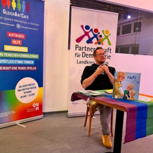 Vortrag und Austausch mit Regenbogenpapi Marcel Kahl